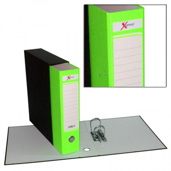 Registratore UFFICIO - f.to protocollo - 8 cm - verde fluo